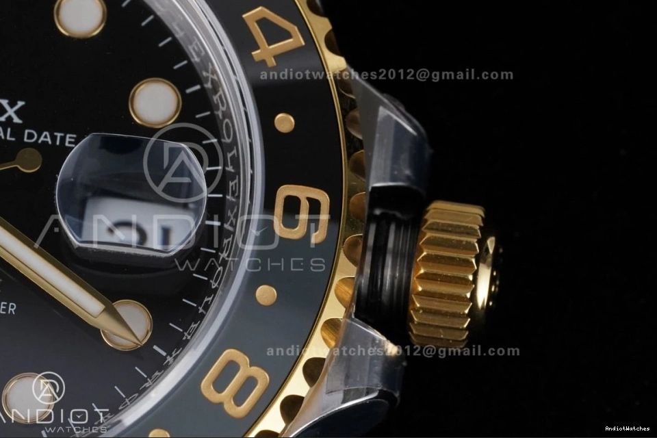 Best Jubilee GRNR Dial II Black TravelReady GMT YG 126713 Master ARF SS Edition New 856 Bracelet V SH3285 on 0105